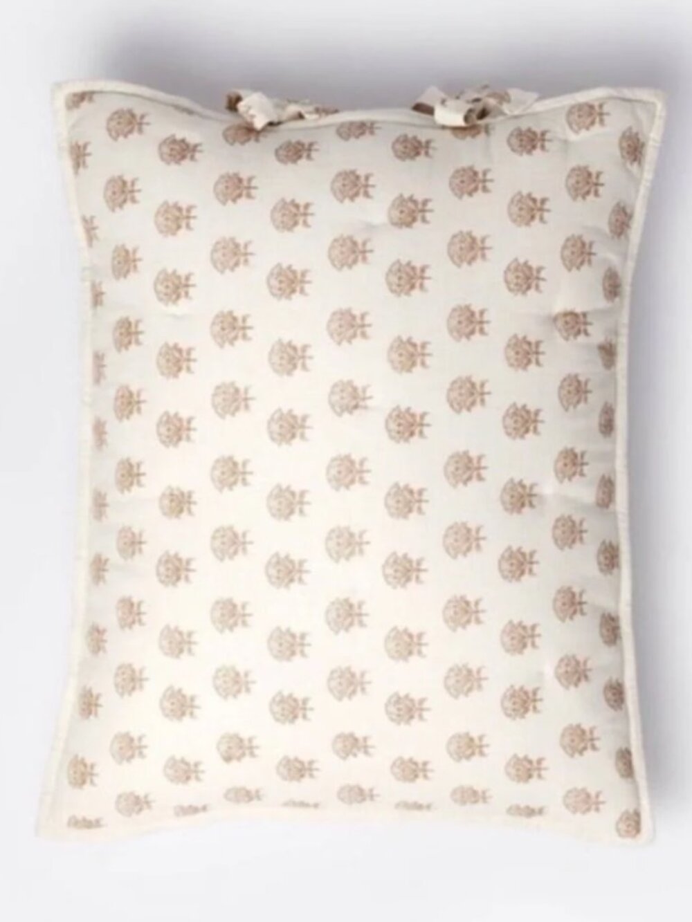 NIP SET OF 2! Std Cotton Slub Woodblock Print Floral Sham Threshold/Studio McGee